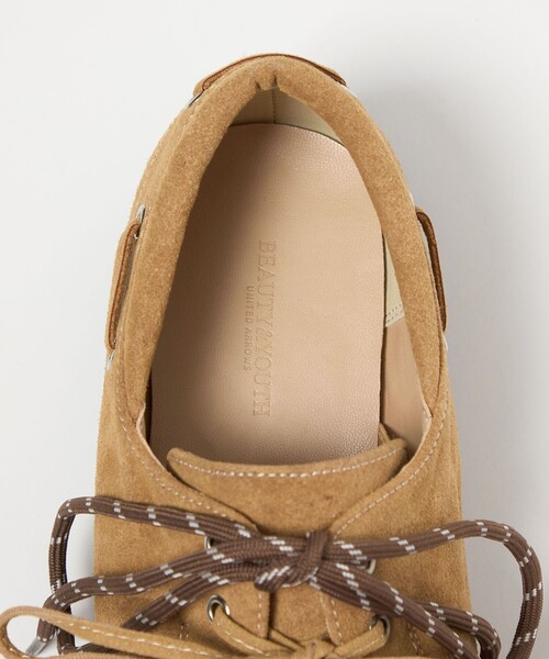 BEAUTY&YOUTH UNITED ARROWS(ビューティーアンドユースユナイテッドアローズ)の「3WAY デッキシューズ ベージュ(モカシン/デッキシューズ・レディース・ベージュ・36/38/37)」の16枚目の写真