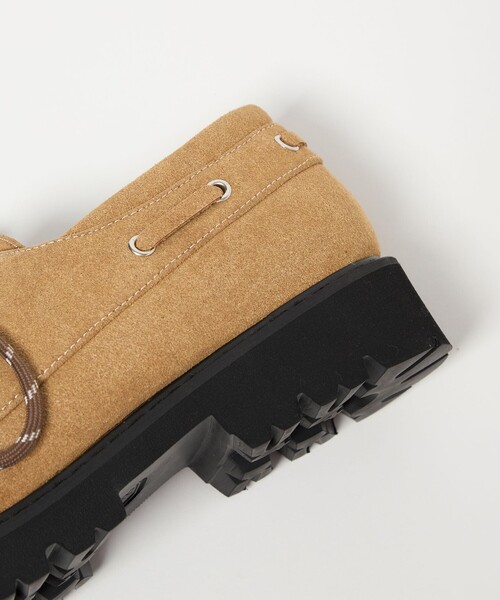 BEAUTY&YOUTH UNITED ARROWS(ビューティーアンドユースユナイテッドアローズ)の「3WAY デッキシューズ ベージュ(モカシン/デッキシューズ・レディース・ベージュ・36/38/37)」の18枚目の写真