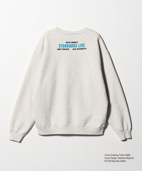 BEAUTY&YOUTH UNITED ARROWS（ビューティーアンドユースユナイテッドアローズ）の「＜ECM × BEAUTY&YOUTH＞STANDARDS LIVE プリント スウェット（スウェット・メンズ・ライトグレー・XL/L/M）」の2枚目の写真