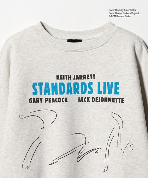 BEAUTY&YOUTH UNITED ARROWS（ビューティーアンドユースユナイテッドアローズ）の「＜ECM × BEAUTY&YOUTH＞STANDARDS LIVE プリント スウェット（スウェット・メンズ・ライトグレー・XL/L/M）」の3枚目の写真