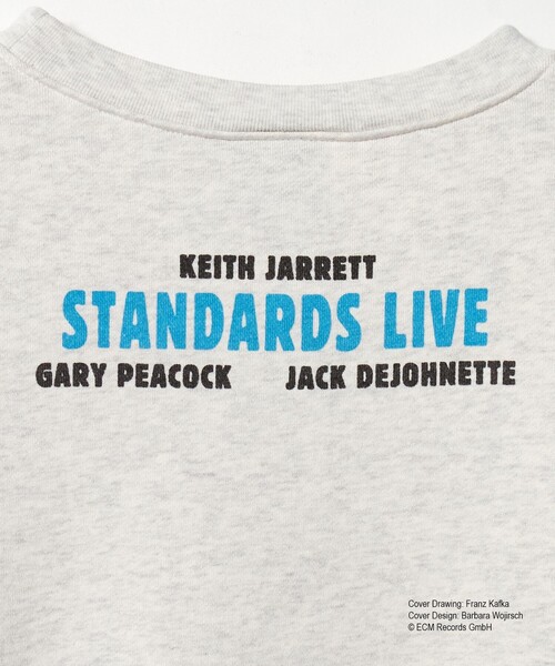 BEAUTY&YOUTH UNITED ARROWS（ビューティーアンドユースユナイテッドアローズ）の「＜ECM × BEAUTY&YOUTH＞STANDARDS LIVE プリント スウェット（スウェット・メンズ・ライトグレー・XL/L/M）」の6枚目の写真