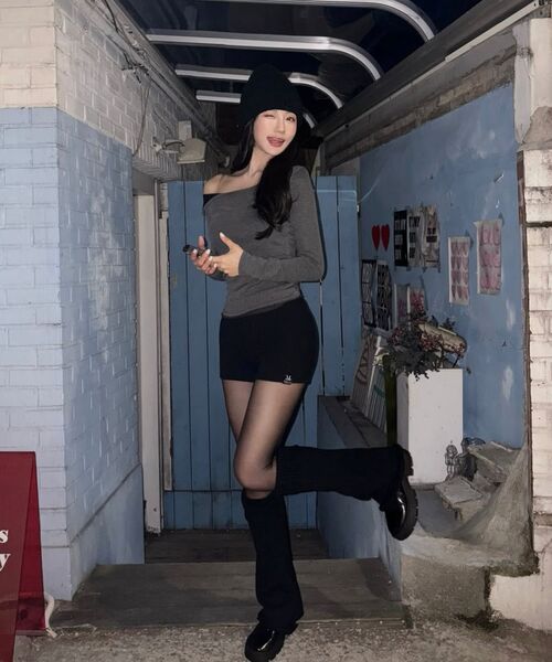 MUCENT（ムセント）の「セフィマイクロショーツ (4カラー)（その他パンツ・レディース・チャコール/ホワイト/ブラウン/ブラック・FREE）」の8枚目の写真