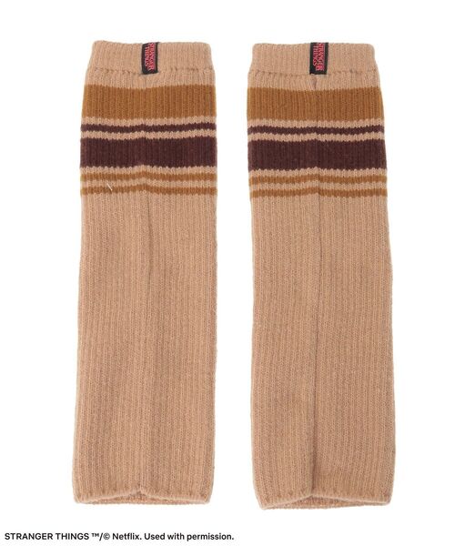 Green Parks(グリーンパークス)の「■STRANGER THINGS×MINNETONKA レッグウォーマー(レッグウォーマー・レディース・チャコールグレー/ライトブラウン・FREE)」の12枚目の写真