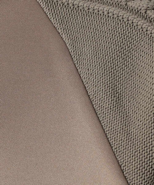 COMME CA MEN（コムサメン）の「ニットコンビ プルオーバーパーカ（パーカー・メンズ・チャコールグレー/ブラック/ベージュ・M/L）」の4枚目の写真