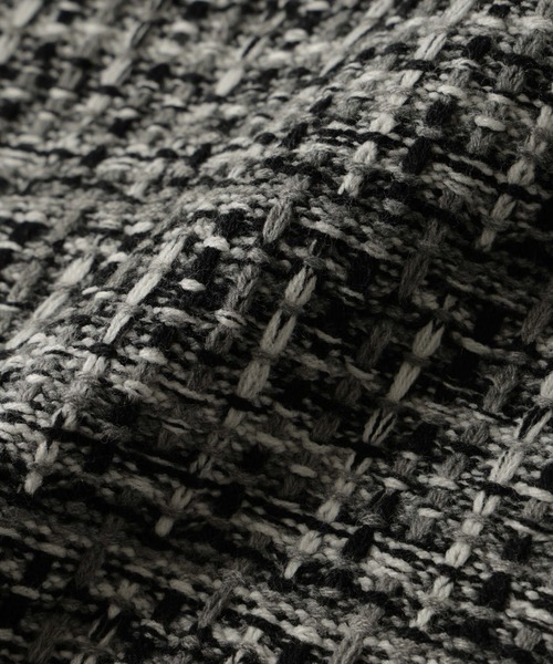 NANO universe（ナノユニバース）の「ツイードジャガードニット（ニット/セーター・メンズ・ブラック/ベージュ/ブラウン系その他3・S/M/L）」の12枚目の写真