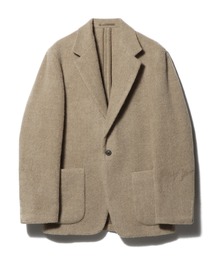 ESTNATION ツイードニットジャケット 38 ベージュyonetomi ESTNATION（エストネーション）の「ESTNATION ニットツイード