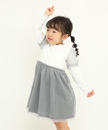 la poche biscuit（ラポシェビスキュイ）の「【オケージョンにも♪】キラふわラメチュールワンピース（ワンピース）」