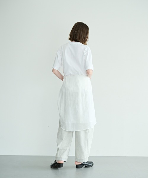 kha:ki（カーキ）の「「KHA:KI / カーキ」BOX TEE -LOWKEY-（Tシャツ/カットソー・レディース・ブラック/ホワイト・1）」の8枚目の写真