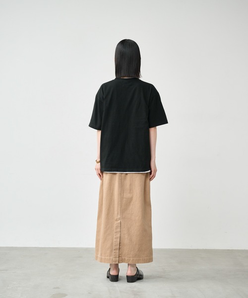 kha:ki（カーキ）の「「KHA:KI / カーキ」BOX TEE -LOWKEY-（Tシャツ/カットソー・レディース・ブラック/ホワイト・1）」の20枚目の写真