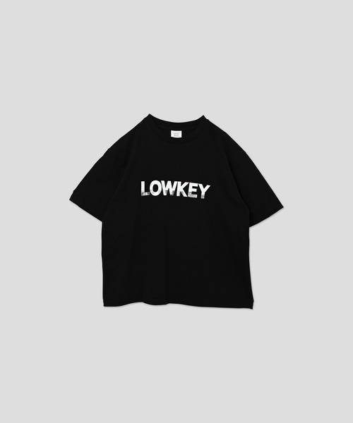 kha:ki（カーキ）の「「KHA:KI / カーキ」BOX TEE -LOWKEY-（Tシャツ/カットソー・レディース・ブラック/ホワイト・1）」の22枚目の写真