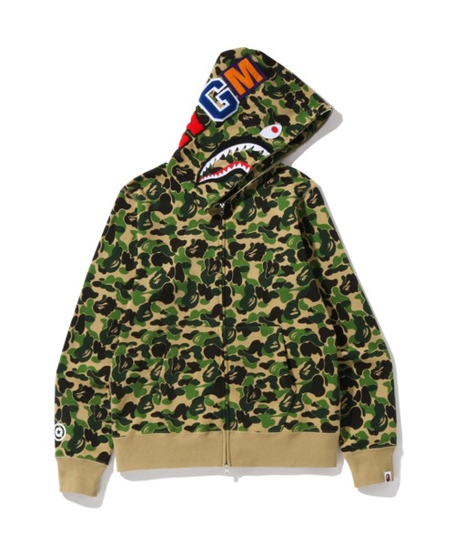 A Bathing Ape カモフラージュパーカー ABC CAMO SHARK FULL ZIP HOODIE（パーカー）｜A BATHING APE（ア