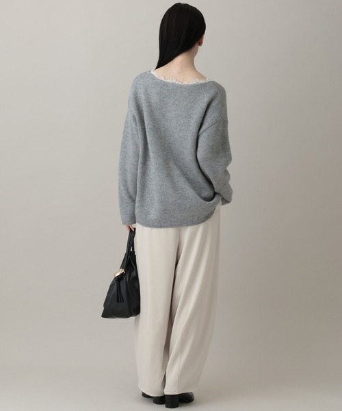 A part by（アパートバイ）の「【Sサイズ展開】イージーコクーンパンツ（スラックス・レディース・アイボリー/グリーン系その他6/ブラック・SMALL/MEDIUM）」の16枚目の写真