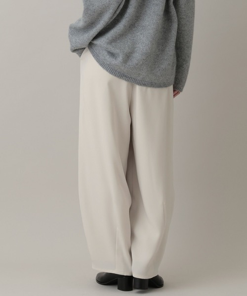 A part by（アパートバイ）の「【Sサイズ展開】イージーコクーンパンツ（スラックス・レディース・アイボリー/グリーン系その他6/ブラック・SMALL/MEDIUM）」の19枚目の写真