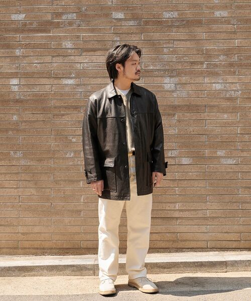 BROWNYARD(ブラウンヤード)の「エクストラスーパーファインVネックニット、オリーブグレー(ニット/セーター・メンズ・その他・3/4/5/6)」の5枚目の写真