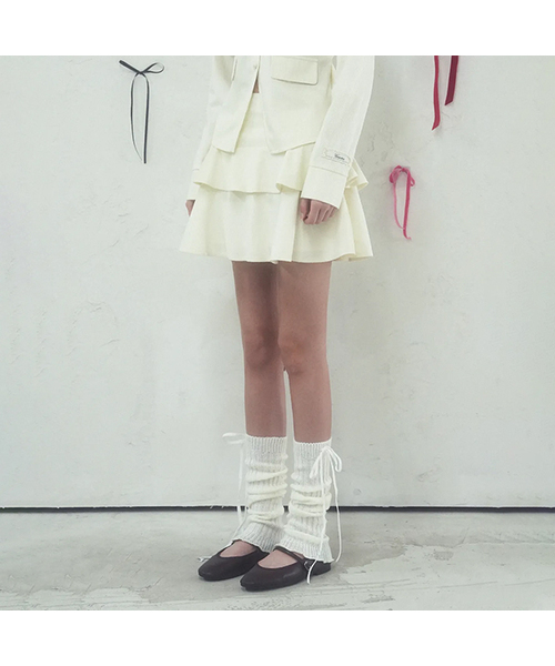 Vivacious(ビバシャス)の「Belle Etage Skirt_2Colors(スカート・レディース・クリーム/ブラック・SMALL/MEDIUM)」の2枚目の写真