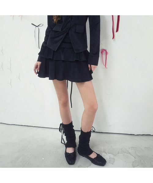 Vivacious(ビバシャス)の「Belle Etage Skirt_2Colors(スカート・レディース・クリーム/ブラック・SMALL/MEDIUM)」の1枚目の写真