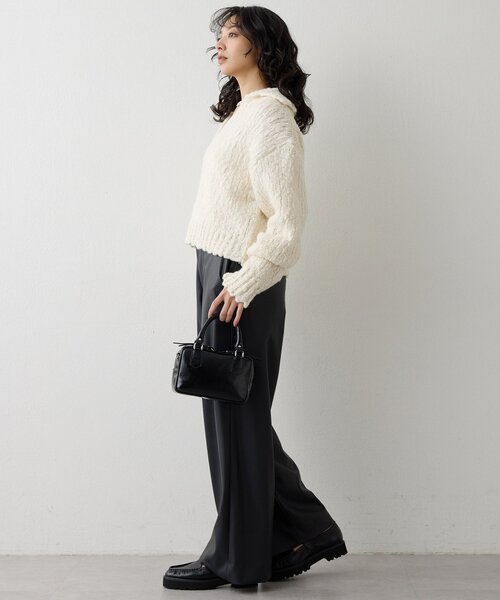 Whim Gazette（ウィムガゼット）の「レザーライクパンツ（その他パンツ・レディース・ブラック・36/38）」の6枚目の写真