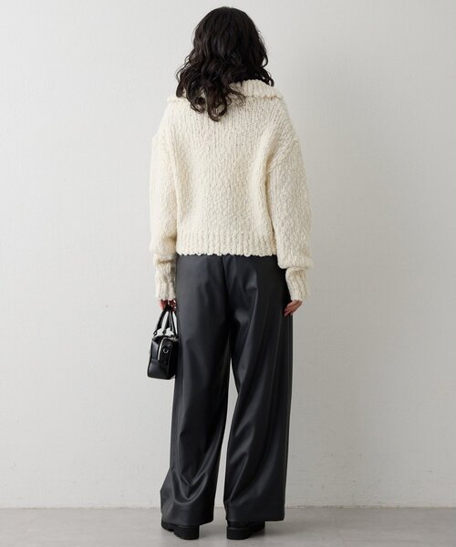 Whim Gazette（ウィムガゼット）の「レザーライクパンツ（その他パンツ・レディース・ブラック・36/38）」の7枚目の写真