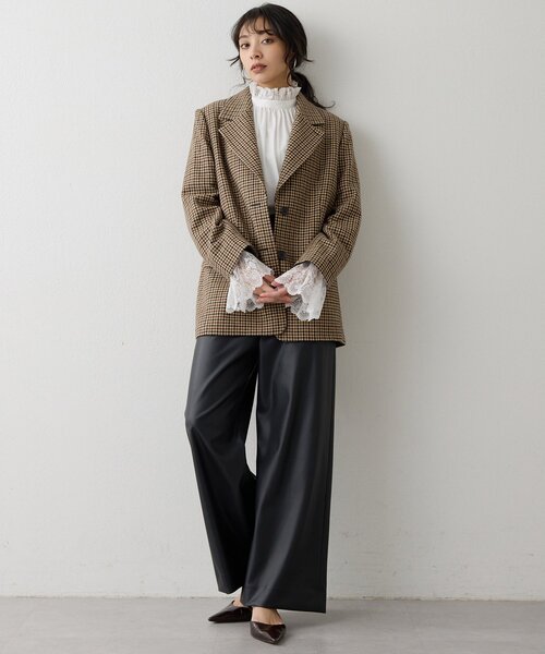 Whim Gazette（ウィムガゼット）の「レザーライクパンツ（その他パンツ・レディース・ブラック・36/38）」の9枚目の写真