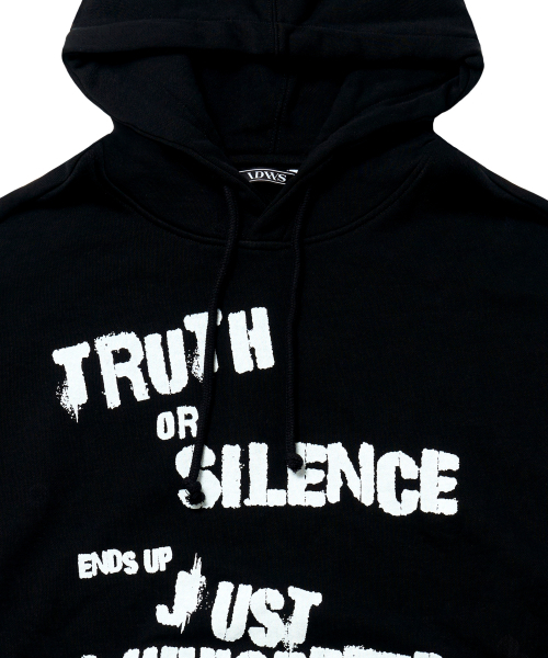 IDWS(アイドンワナセル)の「Truth Social Hoodie Black(パーカー・レディース・その他・1/2/0)」の4枚目の写真