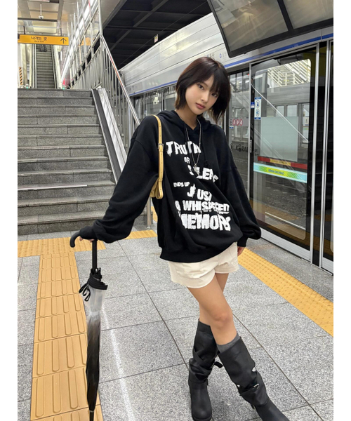 IDWS(アイドンワナセル)の「Truth Social Hoodie Black(パーカー・レディース・その他・1/2/0)」の15枚目の写真