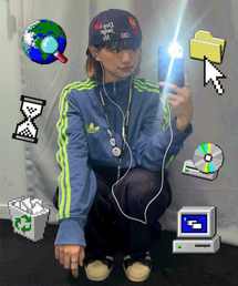 runningHIGH（ランニングハイ）の「マニパッチスナップバックハット [ネイビー]（キャップ）」