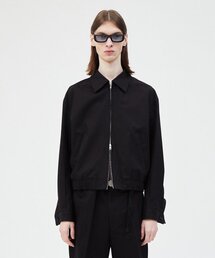 WINDER（ワインダー）の「PINCHED COTTON BLOUSON JACKET - BLACK（MA-1）」