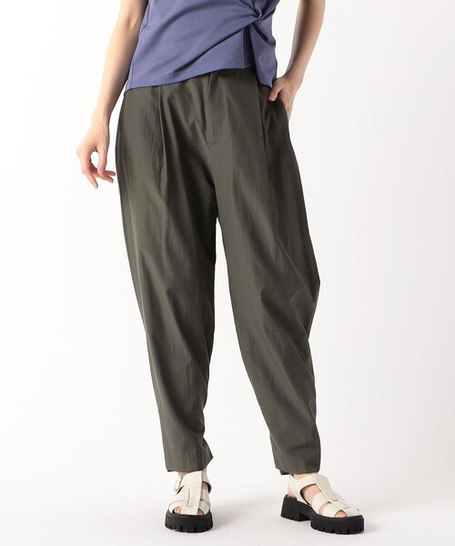 Gabardine K.T(ギャバジンケーティー)の「〔 +サイズ 〕 【2WAY】タイプライター 2WAYワイドパンツ(その他パンツ・レディース・ライトグレー/ベージュ・13号)」の18枚目の写真