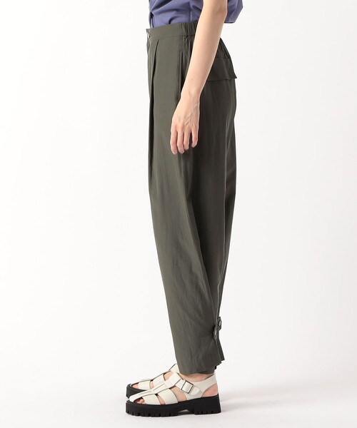 Gabardine K.T(ギャバジンケーティー)の「〔 +サイズ 〕 【2WAY】タイプライター 2WAYワイドパンツ(その他パンツ・レディース・ライトグレー/ベージュ・13号)」の20枚目の写真