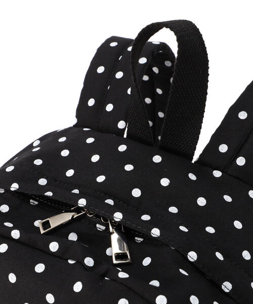 SIS(エスアイエス)の「SIS/エスアイエス/Dot BackPack(バックパック/リュック・レディース・ブラック・F)」の4枚目の写真