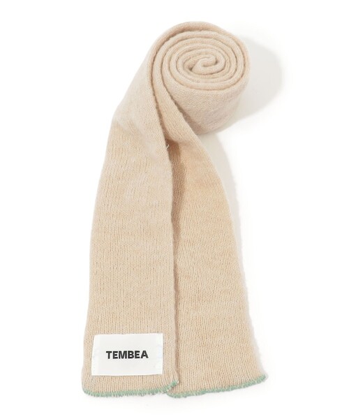 TEMBEA(テンベア)の「【別注】TEMBEA GUNTE HALF マフラー(マフラー・レディース・ライトグレー/ブラウン/ライトベージュ・FREE)」の3枚目の写真