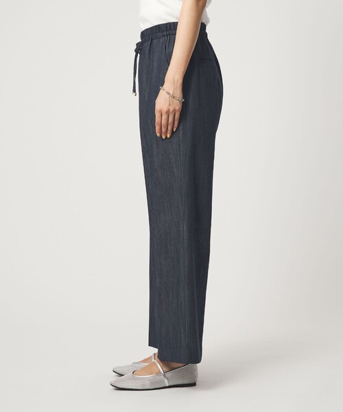 size SHORT/TALLあり］ニーハイフレアパンツ デニム 2 ストレッチ