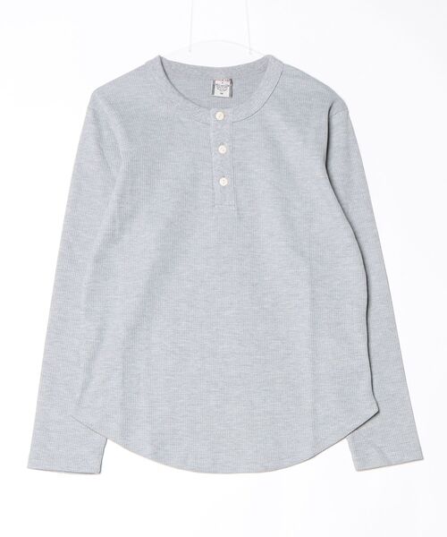 A'GEM/9 × .kom 『ARULE/アルール』 WAFFLE HENLEY NECK LONG SLEEVE