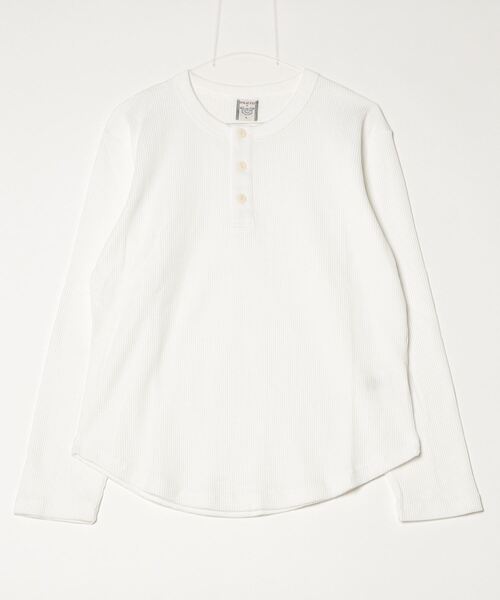A'GEM/9 × .kom 『ARULE/アルール』 WAFFLE HENLEY NECK LONG SLEEVE