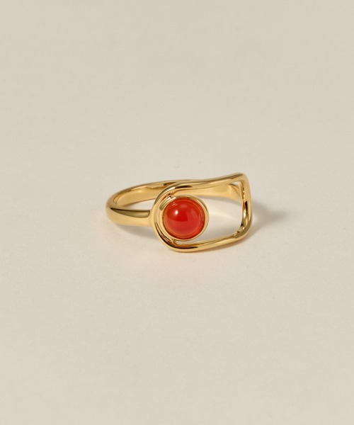 novice（ノーヴィス）の「【novice】 Gemstone Open Frame Ring［Silver925］（リング・レディース・ゴールド系その他/ゴールド系その他2・9/13）」の5枚目の写真