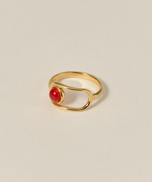 novice（ノーヴィス）の「【novice】 Gemstone Open Frame Ring［Silver925］（リング・レディース・ゴールド系その他/ゴールド系その他2・9/13）」の6枚目の写真
