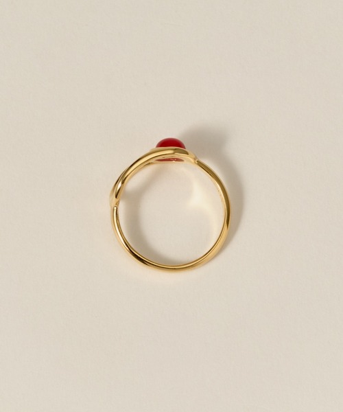 novice（ノーヴィス）の「【novice】 Gemstone Open Frame Ring［Silver925］（リング・レディース・ゴールド系その他/ゴールド系その他2・9/13）」の7枚目の写真