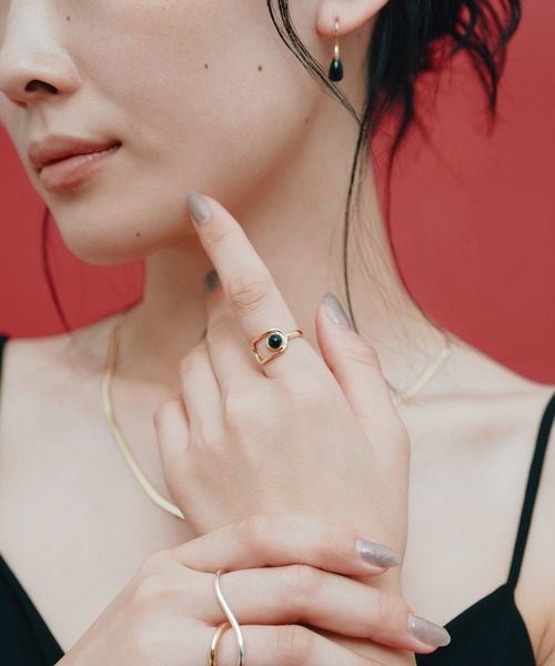 novice（ノーヴィス）の「【novice】 Gemstone Open Frame Ring［Silver925］（リング・レディース・ゴールド系その他/ゴールド系その他2・9/13）」の9枚目の写真