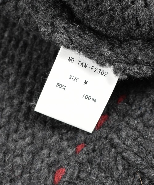 TMT(ティーエムティー)の「【TMT/ティーエムティー】ROUGH GAUGE COWICHAN CARDIGAN(カーディガン/ボレロ・メンズ・ブラウン/ブラック・MEDIUM/LARGE)」の11枚目の写真