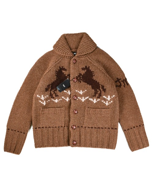 TMT(ティーエムティー)の「【TMT/ティーエムティー】ROUGH GAUGE COWICHAN CARDIGAN(カーディガン/ボレロ・メンズ・ブラウン/ブラック・MEDIUM/LARGE)」の15枚目の写真