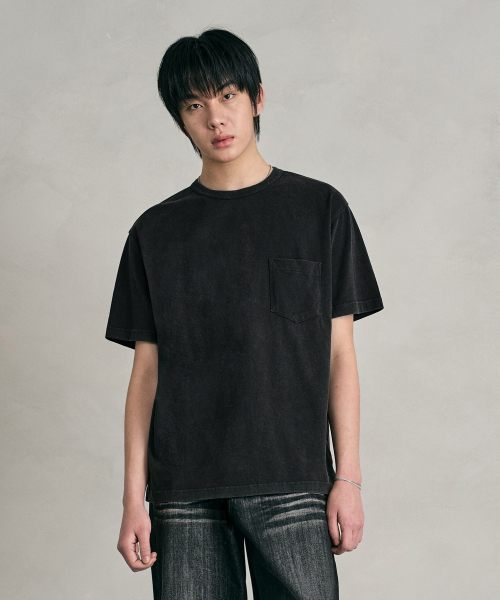 DECET(デケト)の「Pigment Pocket T-Shirt DCTS001Black(Tシャツ/カットソー・メンズ・その他・SMALL/MEDIUM/LARGE)」の4枚目の写真