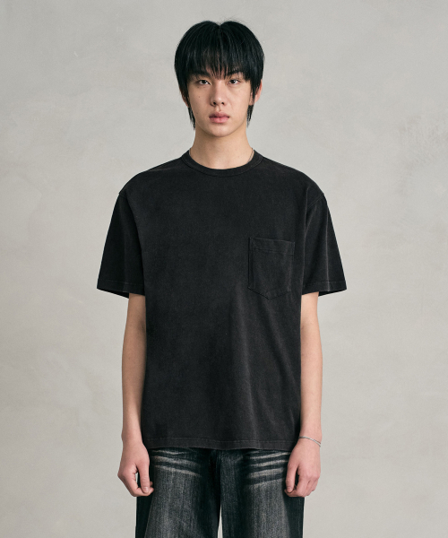 DECET(デケト)の「Pigment Pocket T-Shirt DCTS001Black(Tシャツ/カットソー・メンズ・その他・SMALL/MEDIUM/LARGE)」の5枚目の写真