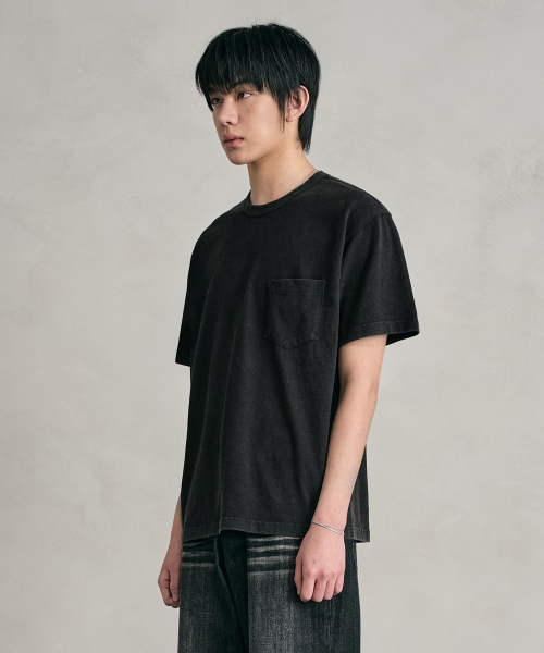 DECET(デケト)の「Pigment Pocket T-Shirt DCTS001Black(Tシャツ/カットソー・メンズ・その他・SMALL/MEDIUM/LARGE)」の6枚目の写真