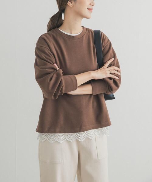 URBAN RESEARCH DOORS(アーバンリサーチドアーズ)の「BACKリングドットプルオーバー(Tシャツ/カットソー・レディース・ブラウン/ブラック/グレー系その他・FREE)」の16枚目の写真