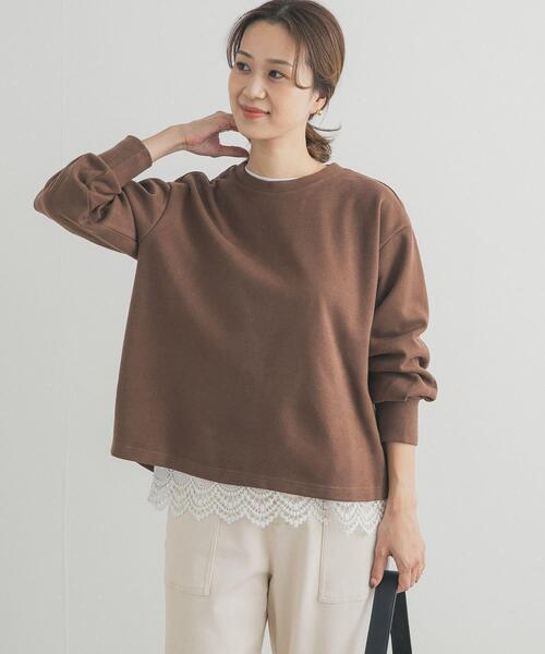 URBAN RESEARCH DOORS（アーバンリサーチドアーズ）の「BACKリングドットプルオーバー（Tシャツ/カットソー・レディース・ブラウン/ブラック/グレー系その他・FREE）」の4枚目の写真