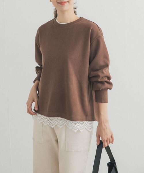 URBAN RESEARCH DOORS（アーバンリサーチドアーズ）の「BACKリングドットプルオーバー（Tシャツ/カットソー・レディース・ブラウン/ブラック/グレー系その他・FREE）」の5枚目の写真