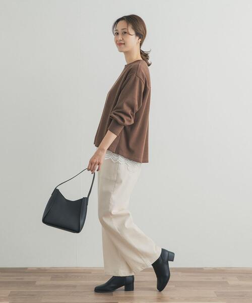 URBAN RESEARCH DOORS（アーバンリサーチドアーズ）の「BACKリングドットプルオーバー（Tシャツ/カットソー・レディース・ブラウン/ブラック/グレー系その他・FREE）」の6枚目の写真