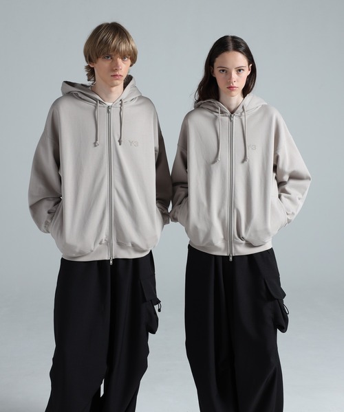 セール】Y-3 BRUSHED TERRY ZIP HOODIE（パーカー）｜Y-3（ワイスリー