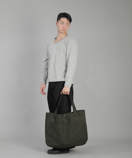 SAINTCREW(セントクルー)の「ラウンドボリュームペンタゴンポケットエコバッグ RVP-146 カーキ(エコバッグ/サブバッグ・メンズ・その他・フリー)」の6枚目の写真