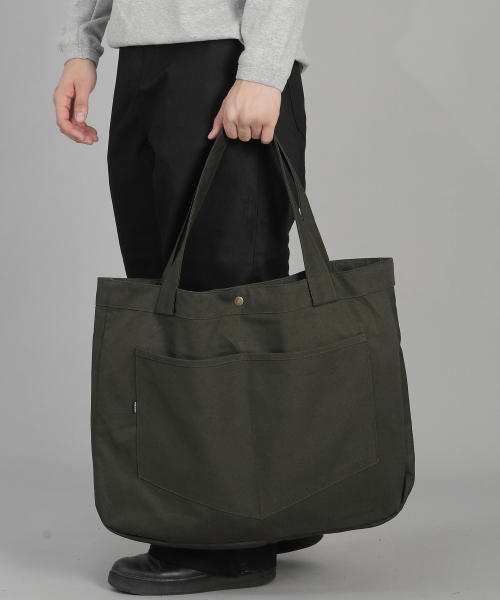 SAINTCREW(セントクルー)の「ラウンドボリュームペンタゴンポケットエコバッグ RVP-146 カーキ(エコバッグ/サブバッグ・メンズ・その他・フリー)」の2枚目の写真